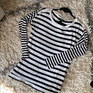 White House black market stripped long sleeve